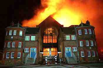 House clearance after fire damaged property